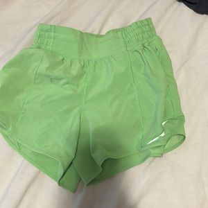 Lululemon high rise 4 inch shorts